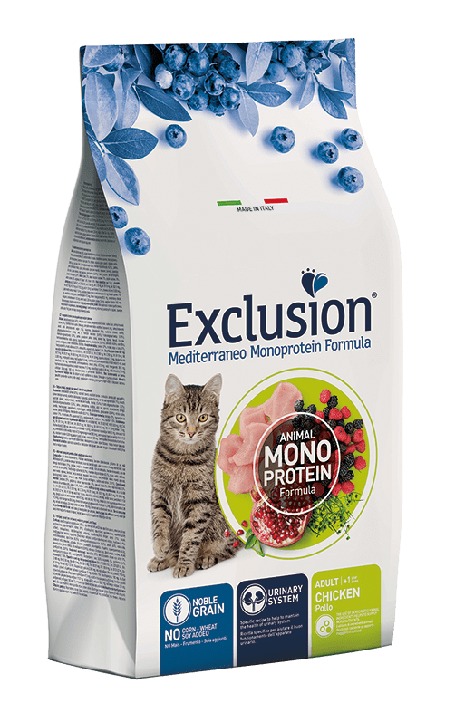 Монопротеиновый сухой корм Exclusion Monoprotein Noble Grain Adult Cat для взрослых кошек (Курица)